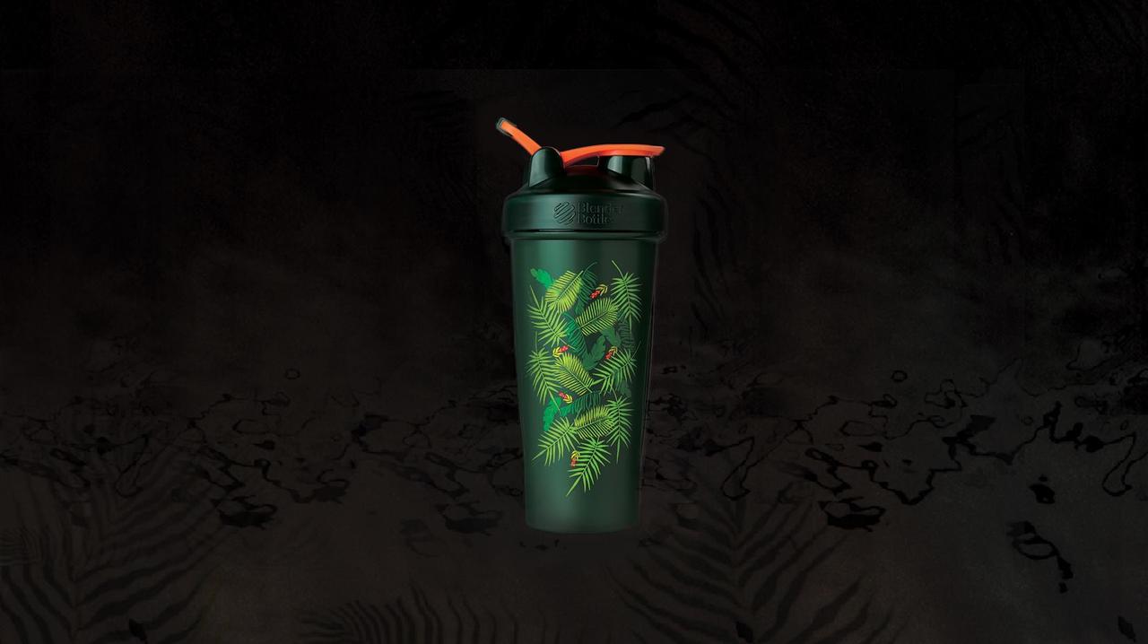 Спортивный шейкер BlenderBottle Classic Loop 820ml Special Edition Green-Coral  (ORIGINAL) фото товару