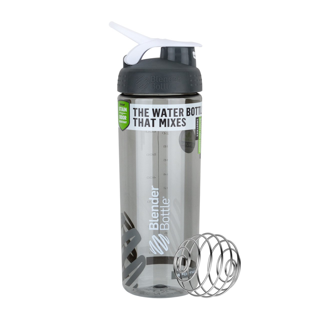 Спортивная бутылка-шейкер BlenderBottle SportMixer Sleek Promo 820ml Grey (ORIGINAL) фото товара