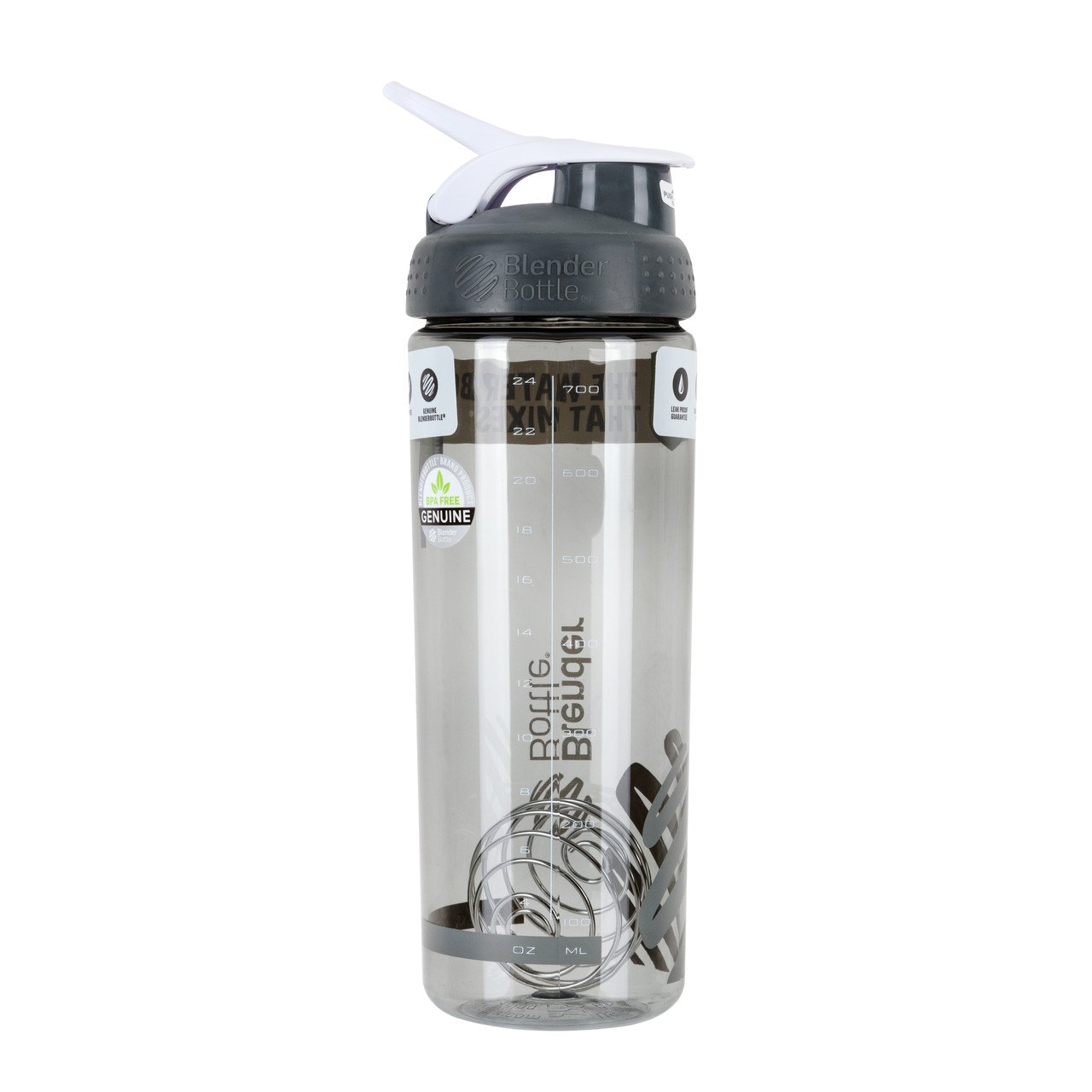 Спортивная бутылка-шейкер BlenderBottle SportMixer Sleek Promo 820ml Grey (ORIGINAL) фото товара