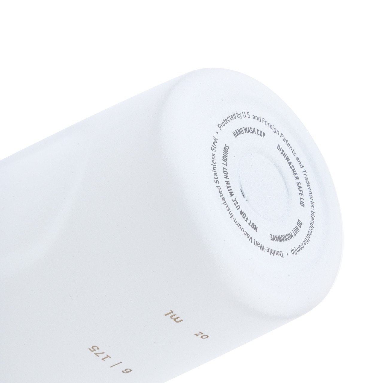 Спортивная бутылка-шейкер BlenderBottle  Radian THERMO EDELSTAHL 26OZ / 770ML White (ORIGINAL) фото товару