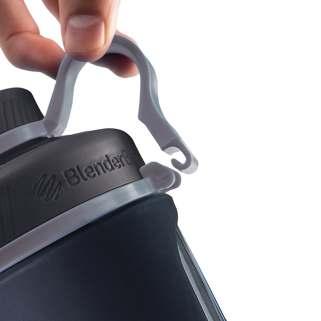 Спортивная бутылка-шейкер BlenderBottle Radian Glass Black (СКЛО) 820мл (ORIGINAL) фото товару