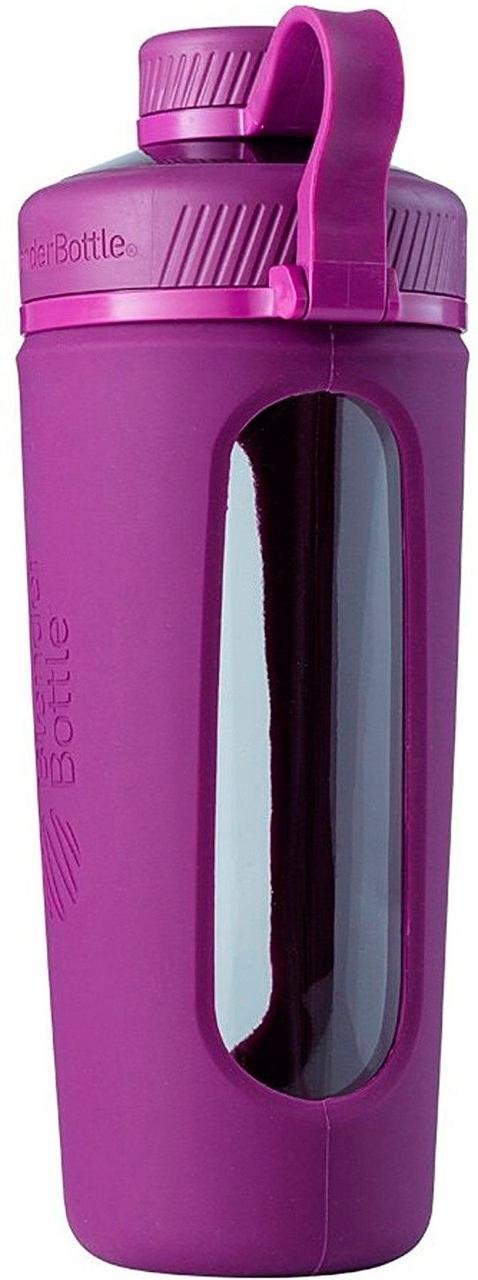 Спортивная бутылка-шейкер BlenderBottle Radian Glass Purple (скло )820мл (ORIGINAL) фото товару