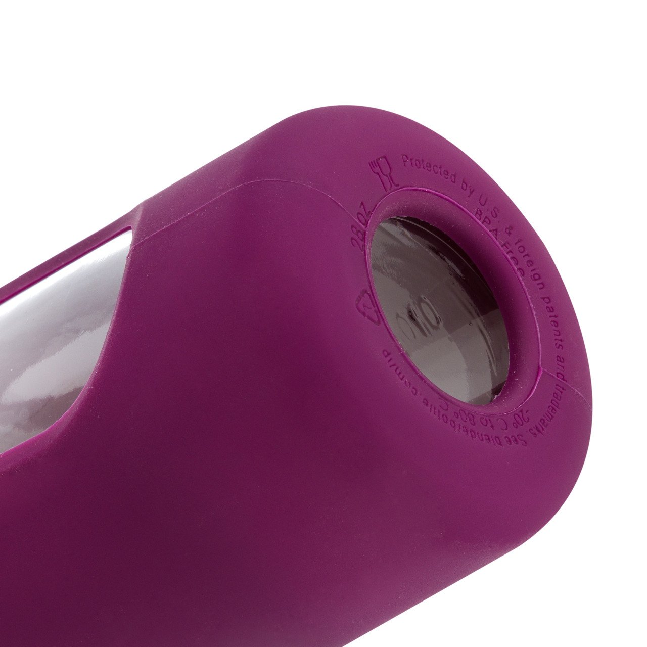 Спортивная бутылка-шейкер BlenderBottle Radian Glass Purple (скло )820мл (ORIGINAL) фото товару