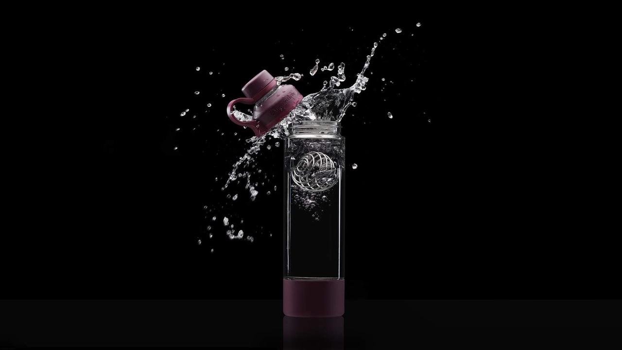 Спортивная бутылка-шейкер BlenderBottle Mantra Glass Plum (СКЛО) 600мл (ORIGINAL) фото товара