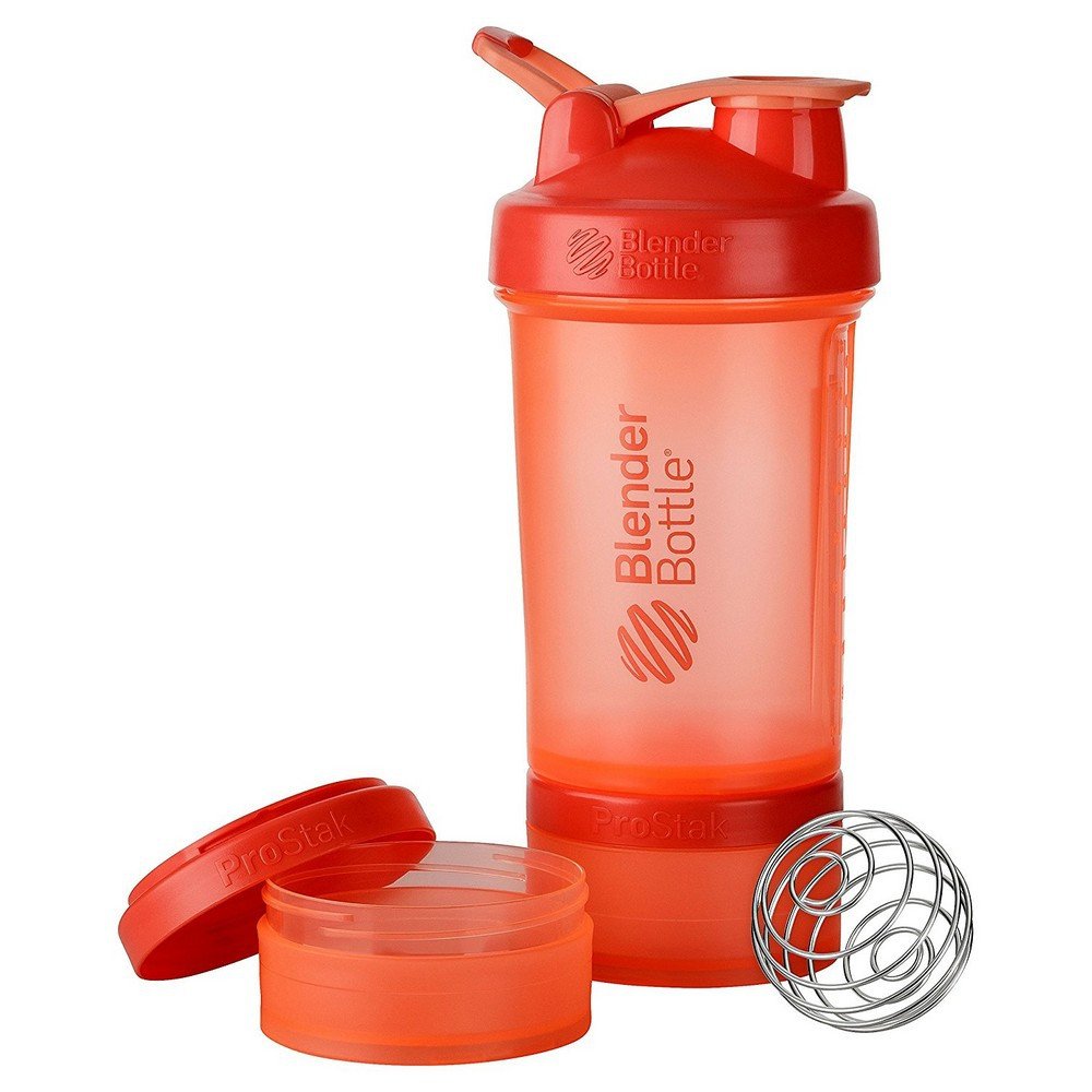 Шейкер спортивный BlenderBottle ProStak 650ml с 2-мя контейнерами Coral (ORIGINAL) фото товару
