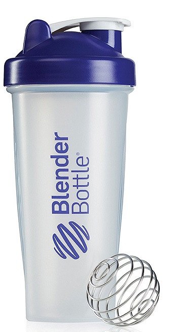Шейкер спортивный BlenderBottle Classic 28oz/820ml прозрачный/фиолетовый (ORIGINAL) фото товара
