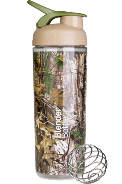 Спортивная бутылка-шейкер BlenderBottle SportMixer Sleek 28oz/820ml Real Tree фото товара