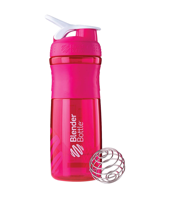 Спортивная бутылка-шейкер BlenderBottle SportMixer 28oz/820ml розовый (ORIGINAL) фото товару