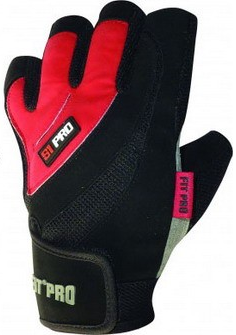 Перчатки для тяжелой атлетики Power System S1 Pro FP-03 Red XL фото товару