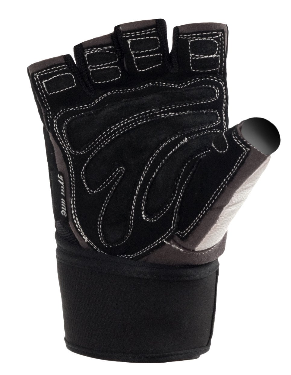 Перчатки для тяжелой атлетики Power System Raw Power PS-2850 S Black/Grey фото товару