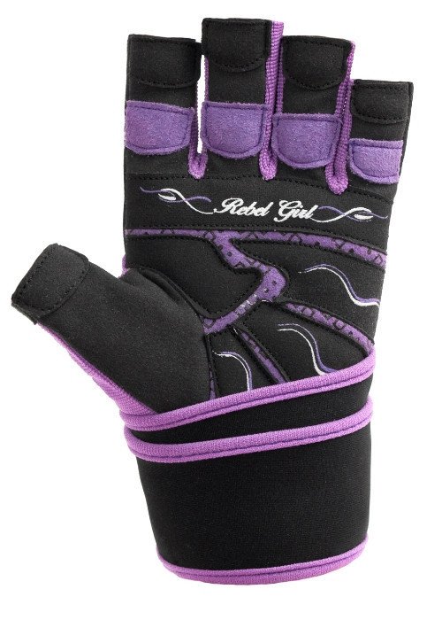 Перчатки для фитнеса и тяжелой атлетики Power System Rebel Girl PS-2720 S Purple фото товару