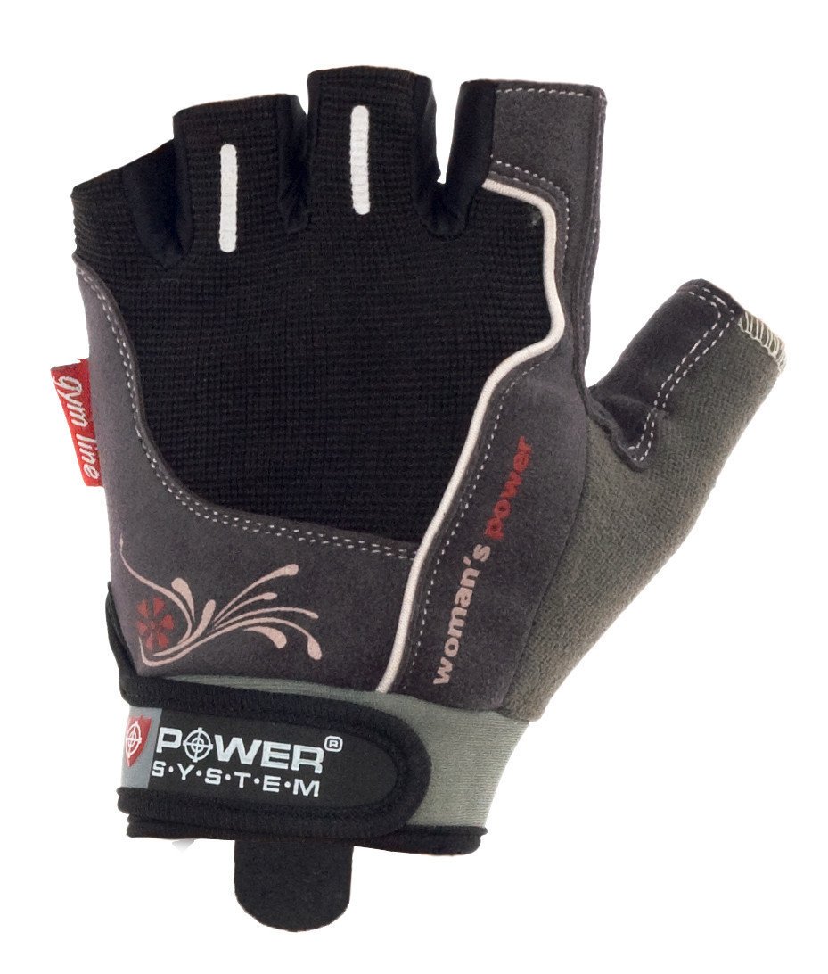 Перчатки для фитнеса и тяжелой атлетики Power System Woman’s Power PS-2570 L Black фото товара