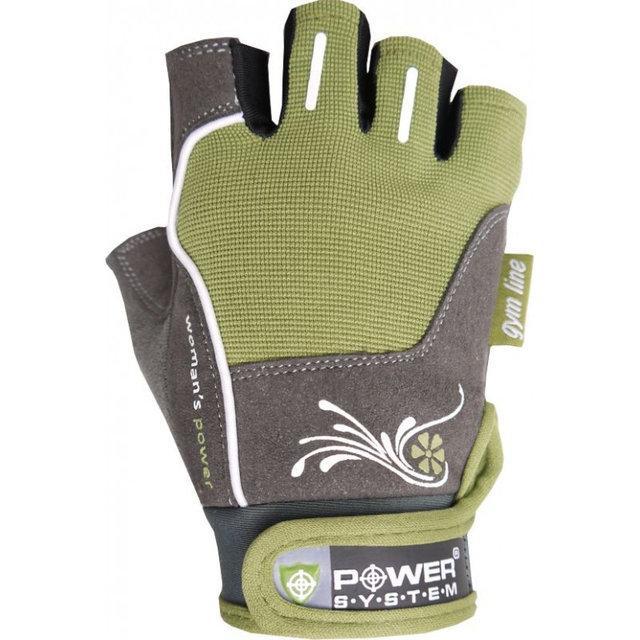 Перчатки для фитнеса и тяжелой атлетики Power System Woman’s Power PS-2570 XS Green фото товара