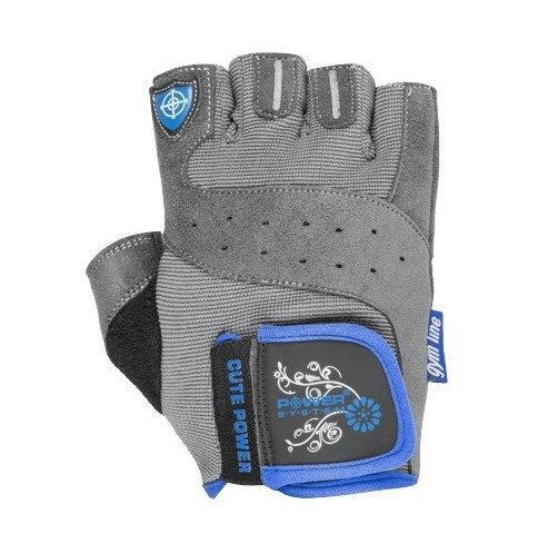 Перчатки для фитнеса и тяжелой атлетики Power System Cute Power PS-2560 женские L Blue фото товару