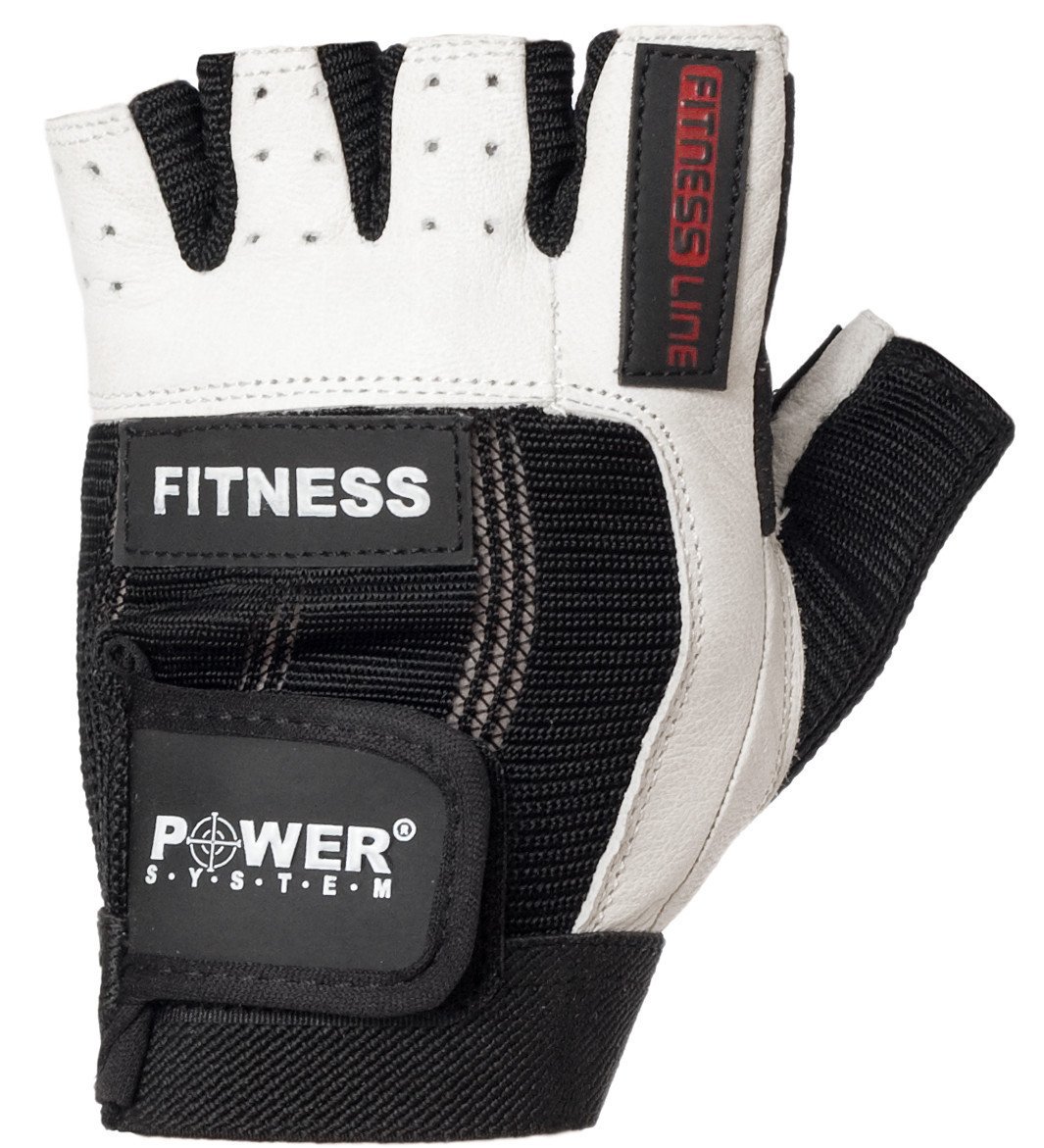 Перчатки для фитнеса и тяжелой атлетики Power System Fitness PS-2300 L Black/White фото товару
