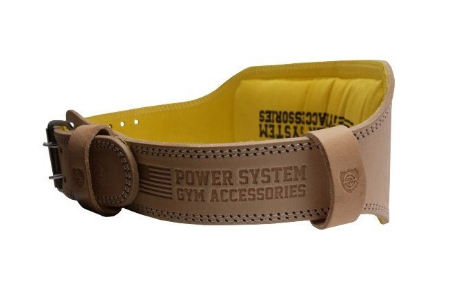 Пояс для тяжелой атлетики Power System Elite PS-3030 S Natural фото товару