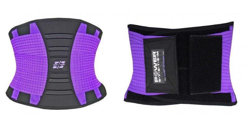 Пояс для поддержки спины Power System Waist Shaper PS-6031 S/M Purple фото товару
