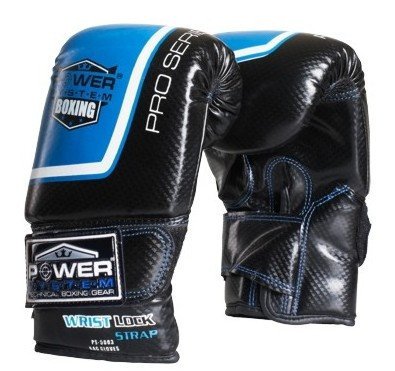 Перчатки снарядные Power System PS 5003 Bag Gloves Storm M Black/Blue фото товара