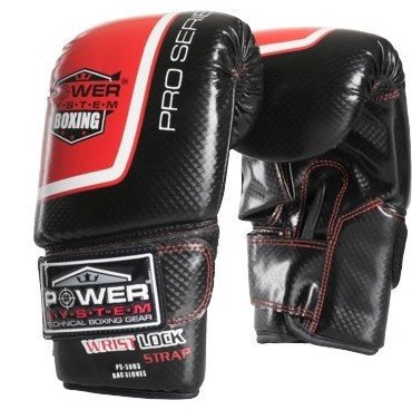 Перчатки снарядные Power System PS 5003 Bag Gloves Storm L Black/Red фото товара