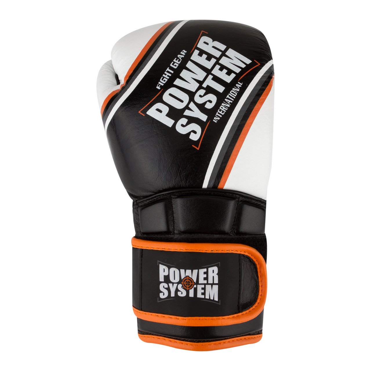 Перчатки для бокса PowerSystem PS 5006 Contender 10oz Black/Orange Line фото товара