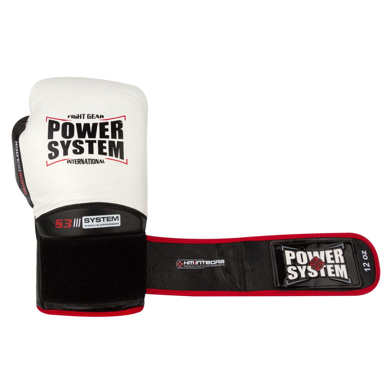 Перчатки для бокса PowerSystem PS 5004 Impact 10oz White фото товару