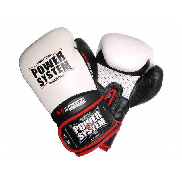Перчатки для бокса PowerSystem PS 5004 Impact 10oz White фото товару