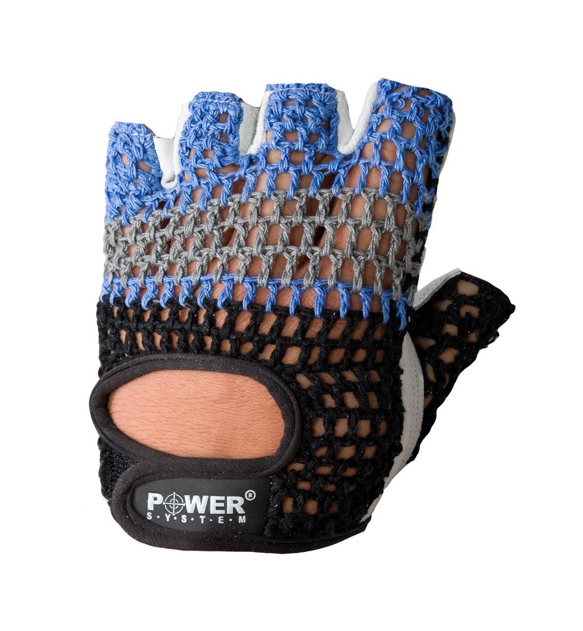 Перчатки для фитнеса и тяжелой атлетики Power System Basic PS-2100 XS Blue фото товара
