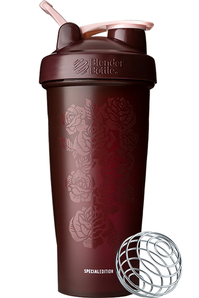 Шейкер спортивный BlenderBottle Classic Loop 28oz/820ml Spec Edition Amour Roses (ORIGINAL) фото товару