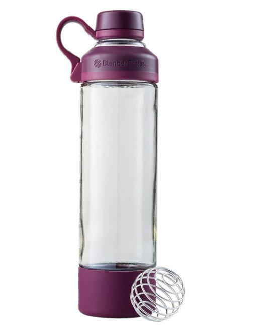 Спортивная бутылка-шейкер BlenderBottle Mantra Glass Plum (СКЛО) 600мл (ORIGINAL) фото товара