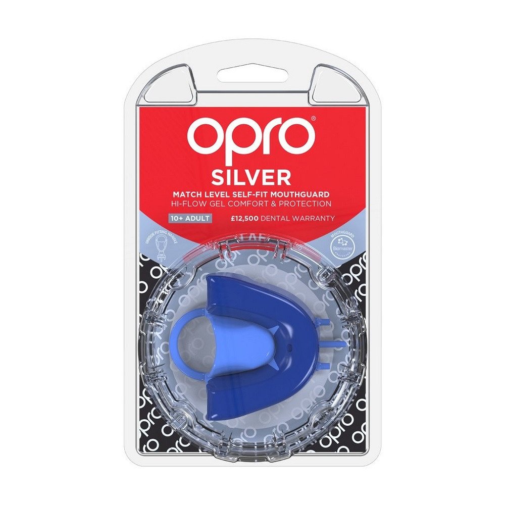 Капа OPRO Silver Blue/Light Blue фото товару