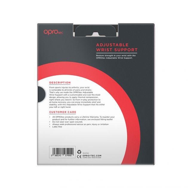Напульсник на запястье OPROtec Adjustable Wrist Support OSFM TEC5749-OSFM Черный фото товара