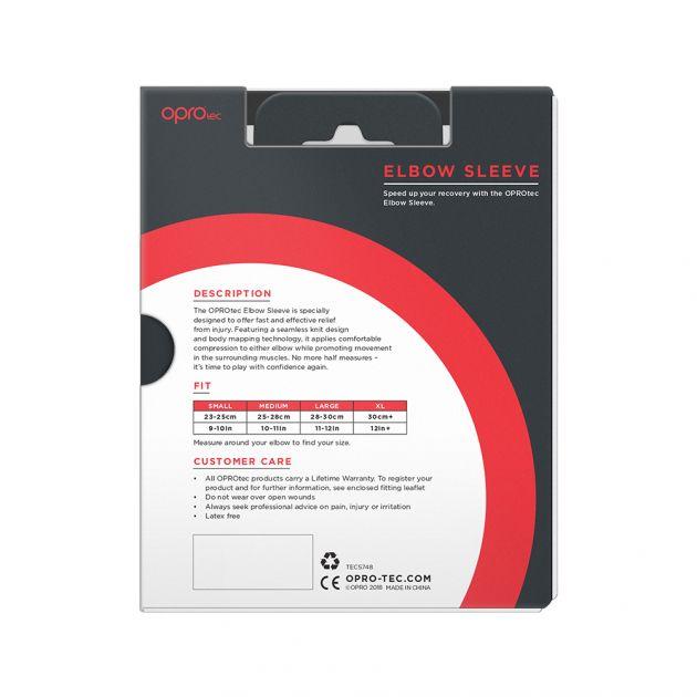 Налокотник спортивный OPROtec Elbow Sleeve TEC5748-SM Черный S фото товару
