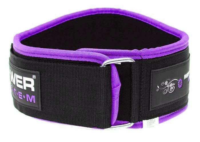 Пояс неопреновый для тяжелой атлетики Power System Woman’s Power PS-3210 S Purple фото товару
