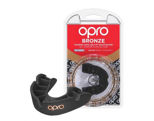 Капа OPRO Bronze Black фото товару