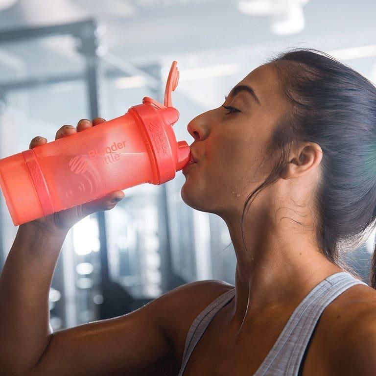 Шейкер спортивный BlenderBottle ProStak 650ml с 2-мя контейнерами Coral (ORIGINAL) фото товару