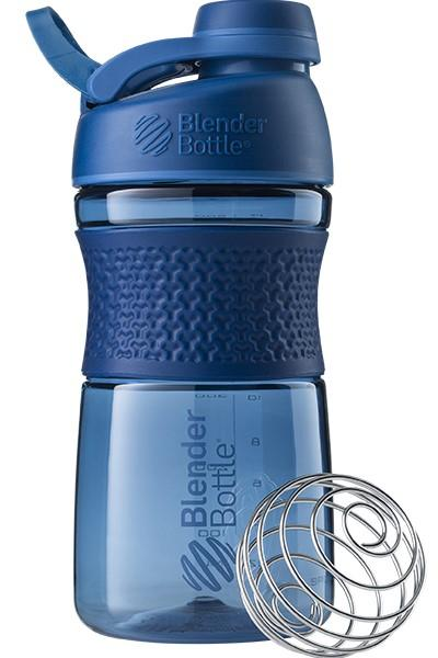 Спортивная бутылка-шейкер BlenderBottle SportMixer Twist 590ml Navy (ORIGINAL) фото товара