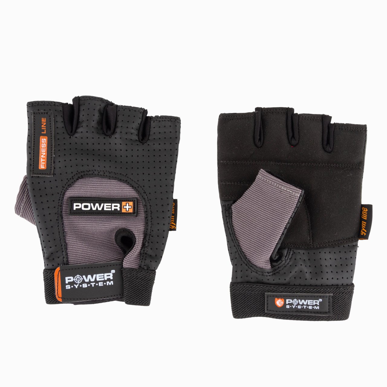 Перчатки для фитнеса и тяжелой атлетики Power System Power Plus PS-2500 XL Black/Grey фото товару