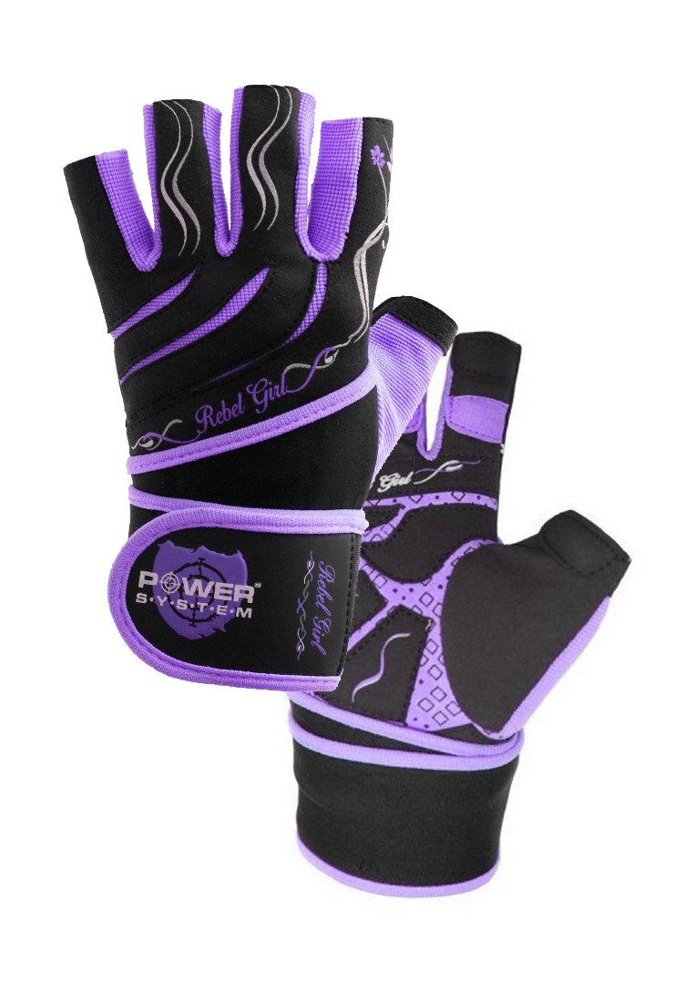 Перчатки для фитнеса и тяжелой атлетики Power System Rebel Girl PS-2720 XS Purple фото товару