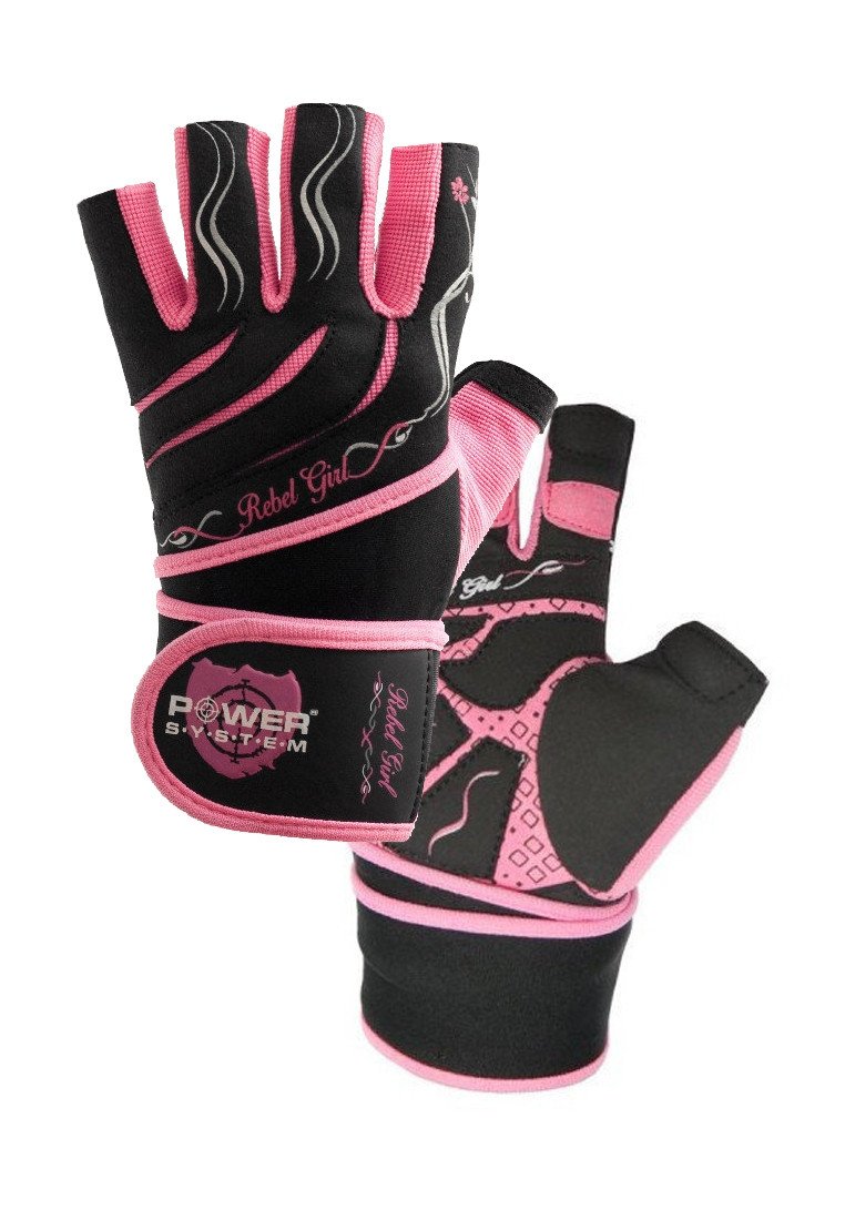 Перчатки для фитнеса и тяжелой атлетики Power System Rebel Girl PS-2720 M Pink фото товару
