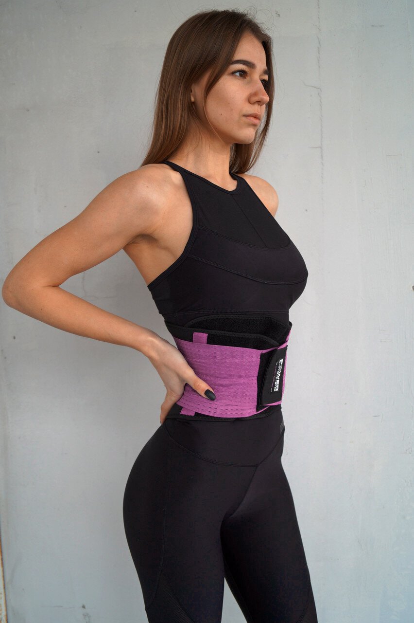 Пояс для поддержки спины Power System Waist Shaper PS-6031 L/XL Pink фото товару