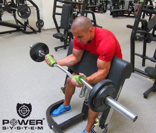 Расширители грифа Power System Max Gripz PS-4056 M 10*5 см Green (расширитель хвата) 2шт. фото товару
