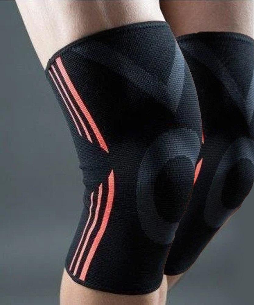 Эластический наколенник Power System Knee Support Evo PS-6021 L Black/Orange фото товара