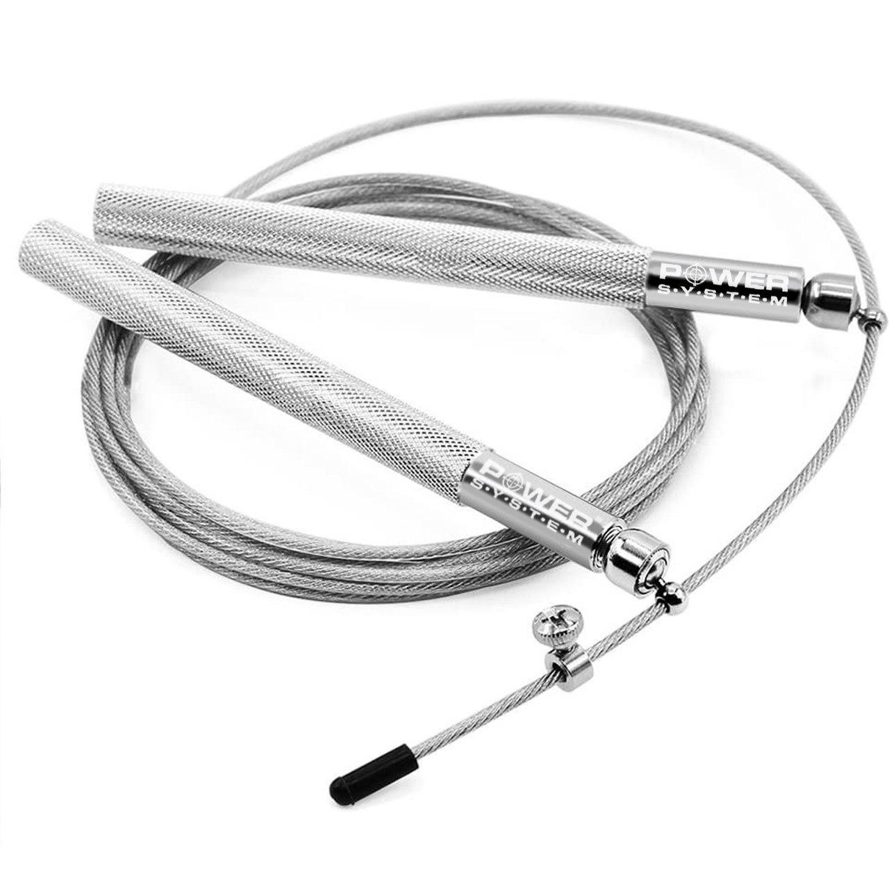 Скоростная скакалка Power System Ultra Jump Rope PS-4064 Silver фото товара