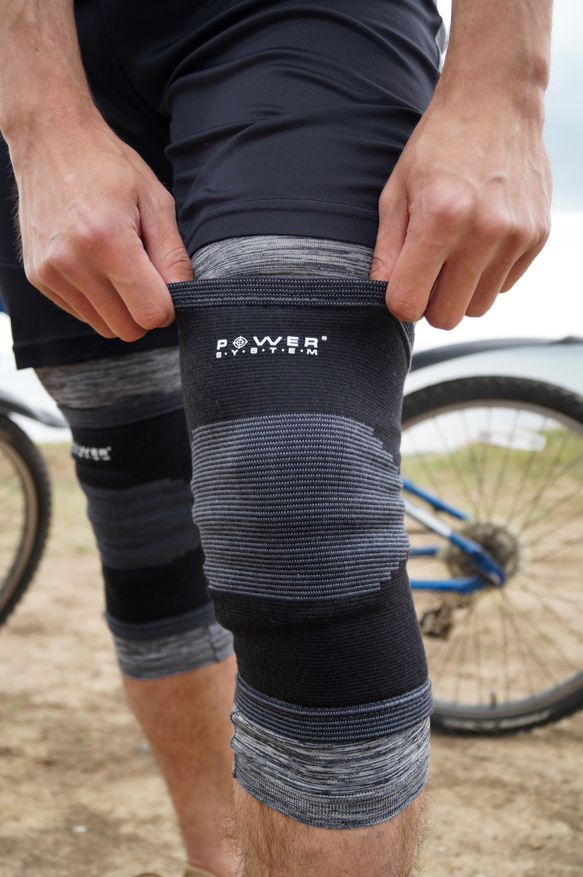 Наколенники Power System Knee Support PS-6002 L Black/Grey фото товару