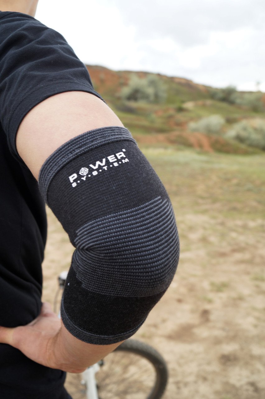 Налокотник Power System Elbow Support PS-6001 L Black/Grey фото товару