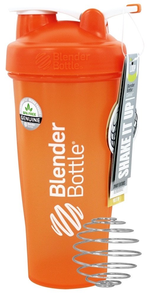Шейкер спортивный BlenderBottle Classic Loop 28oz/820ml ORANGE(ORIGINAL) фото товару