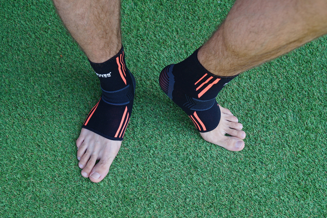 Эластический Голеностоп Power System Ankle Support Evo PS-6022 M Black/Orange фото товару