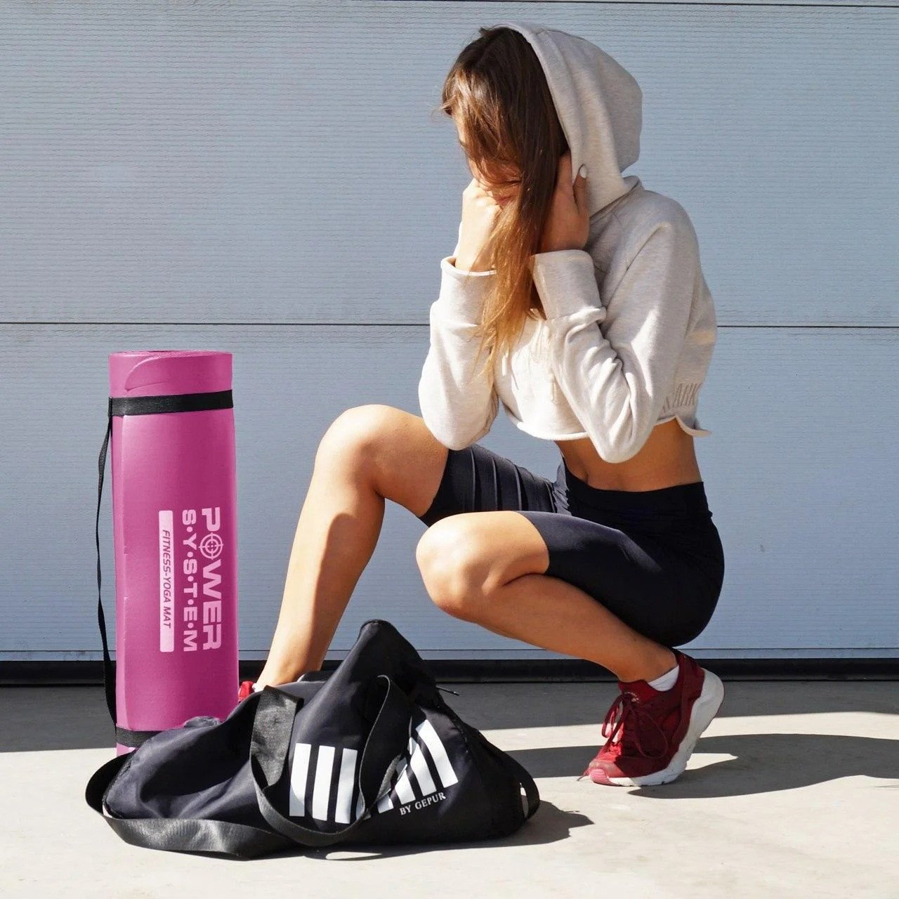 Коврик для йоги и фитнеса Power System  PS-4017 FITNESS-YOGA MAT Pink фото товара
