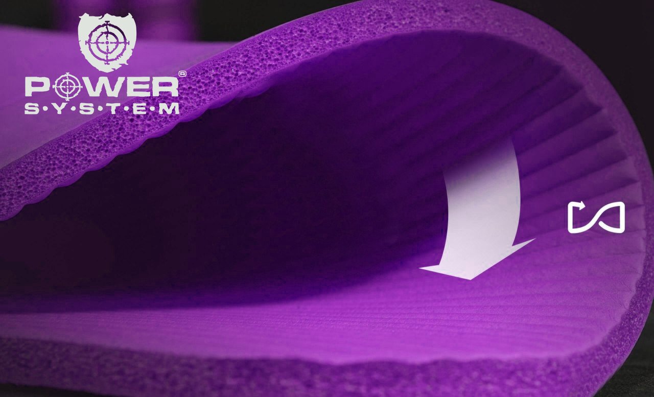 Коврик для йоги и фитнеса Power System  PS-4017 FITNESS-YOGA MAT Purple фото товара
