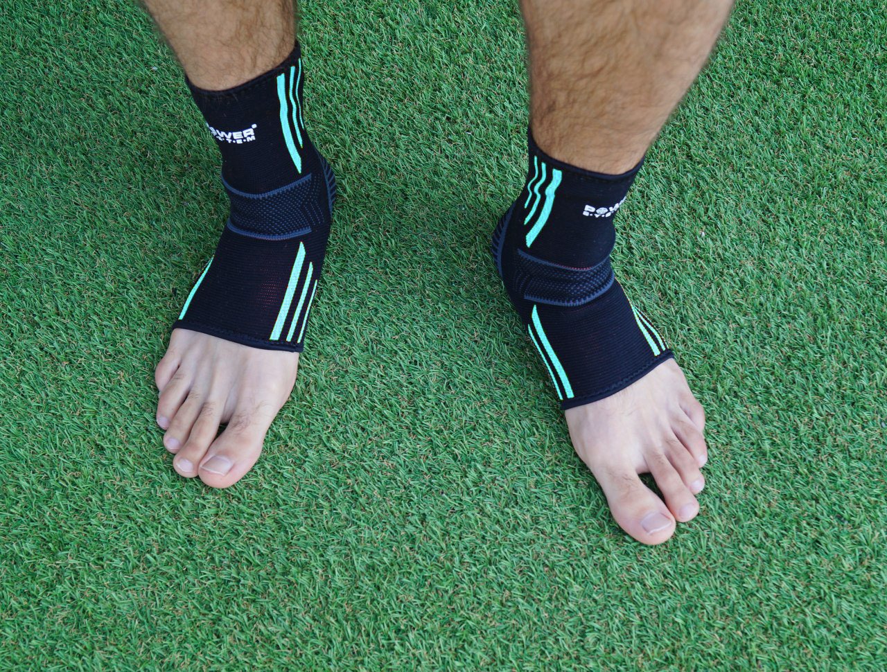 Эластический Голеностоп Power System Ankle Support Evo PS-6022 L Black/Blue фото товару